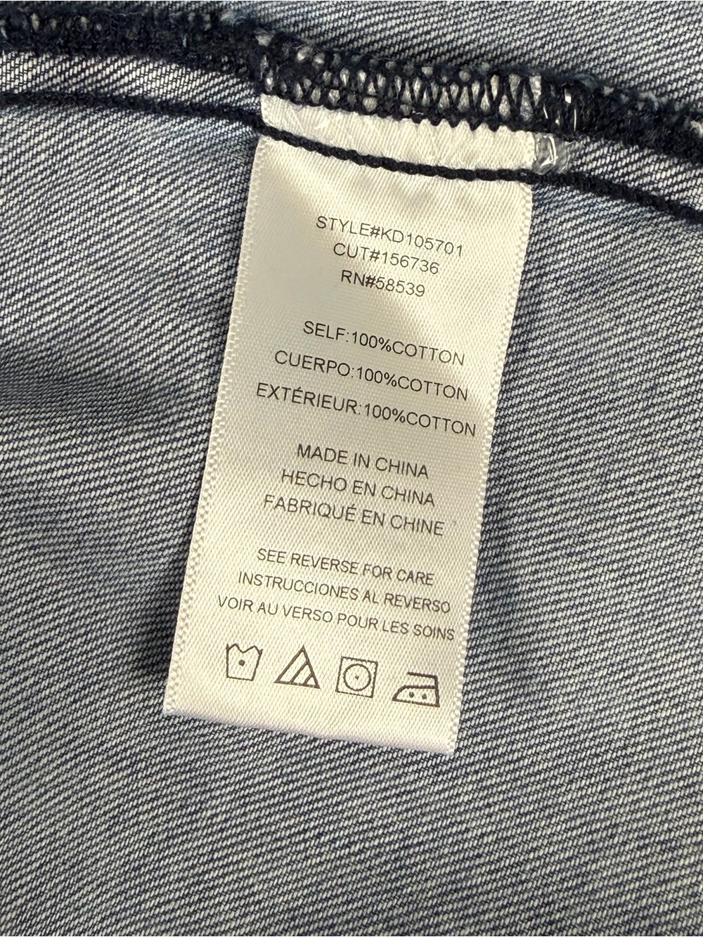 KUT FROM THE KLOTH Denim Jean Midi Button Up Dress Womens Size 0 Pockets Summer - Picture 13 of 14